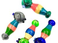 4" MULTI COLORED HONEYCOMB HAND PIPE