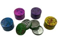 50MM 4 PART DOTTED ALUMINUM GRINDER