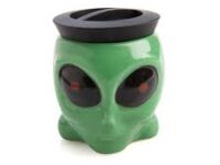 GREEN ALIEN STASH JAR