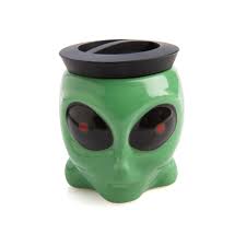 GREEN ALIEN STASH JAR