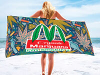 I'M SMOKING IT BEACH TOWEL